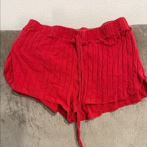 Red Women's Shorts
